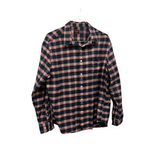 UNTUCKit Men’s XXL 2XL Red Blue Long Sleeve Flannel Button Up Shirt‎ Capranera